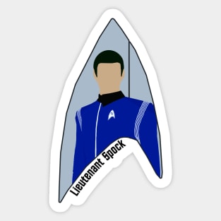 Lt. Spock Enterprise Uniform Sticker